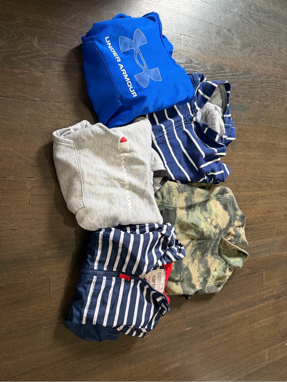 Bundle of boys hoodies/jacket